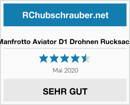  Manfrotto Aviator D1 Drohnen Rucksack Test
