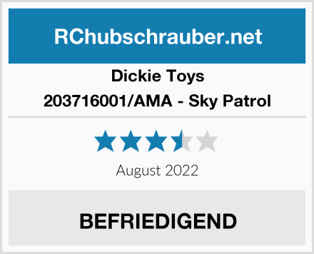 Dickie Toys 203716001/AMA - Sky Patrol Test