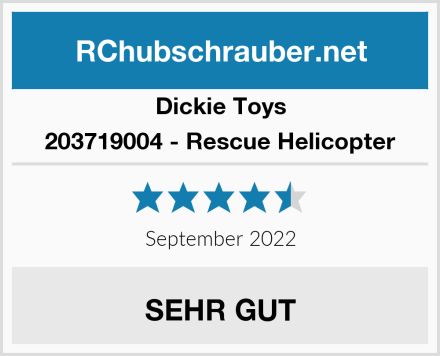 Dickie Toys 203719004 - Rescue Helicopter Test
