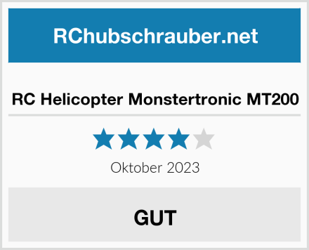  RC Helicopter Monstertronic MT200 Test
