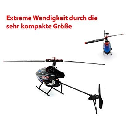 schnell und wendig RC Feilun FX051 4-Kanal 2,4GHz Single-Rotor Helikopter 