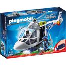 Playmobil 6874 - Polizei-Helikopter mit LED-Suchscheinwerfer